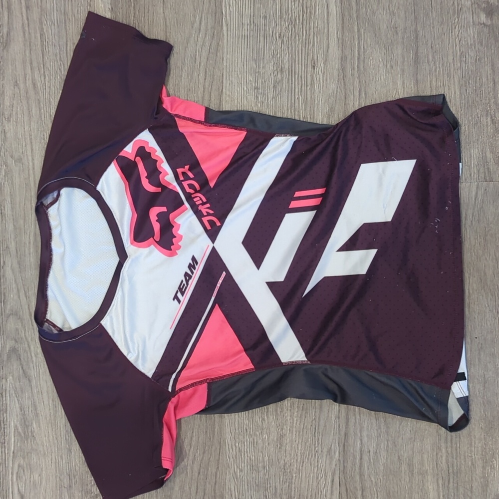 Fox Racing Team Jersey in Purple and Pink